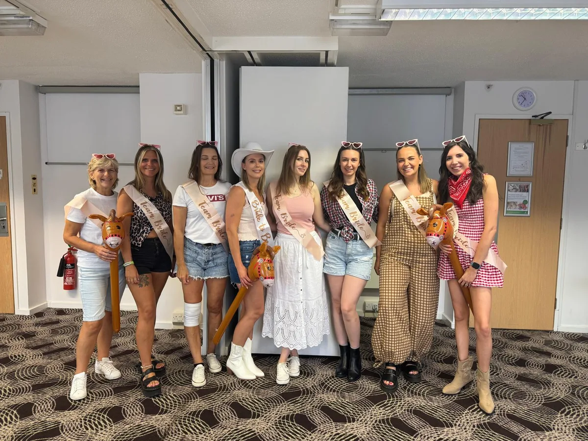2000s hen party dance class in Leicester