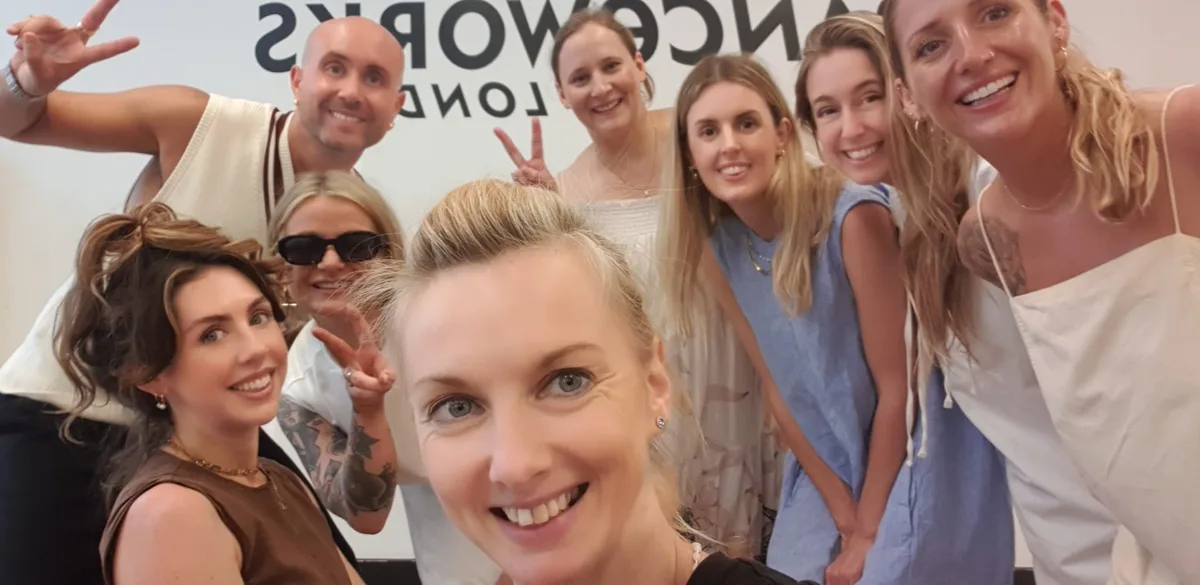 Cheerleading hen party dance class in Leicester